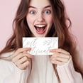 thumbnail image 7 of Paper Gift Card Invitation Cards for Birthday Wedding Party Rectangle Word 170x85mm 40pcs/set for making, 7 of 7