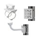 thumbnail image 5 of 10X Adaptador Universal de Montaje en Poste Vertical, con 20 Bucles, Soporte de Bucle para Montaje en Pared, 5 of 5