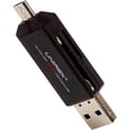 thumbnail image 1 of Lector de tarjetas Unirex 5 en 1 tipo C 3.0 USB para micro SD, 1 of 2