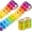 Crayon Rainbow, variant on Bulletin Board Border Decorations - Rainbow Crayon Border Trim for School Classroom Chalkboard Bulletin Board Wall Window Door Decor
