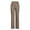 Khaki, variant on Work Pants For WomenHotWomen's Fashion Casual Solid Color Split Mid Waist Loose No Belt Elasticity Wide Leg Long Pants