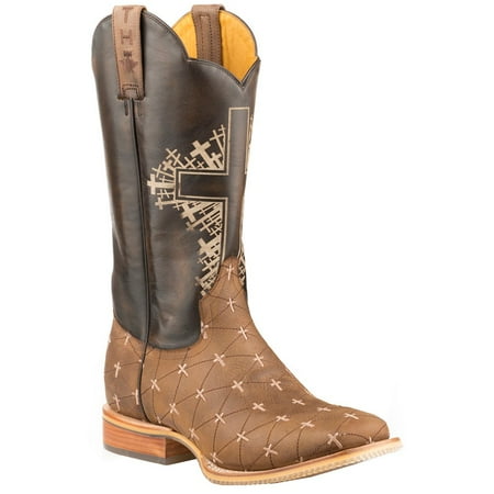 

Tin Haul Mens The Gospel Square Toe Boots Mid Calf