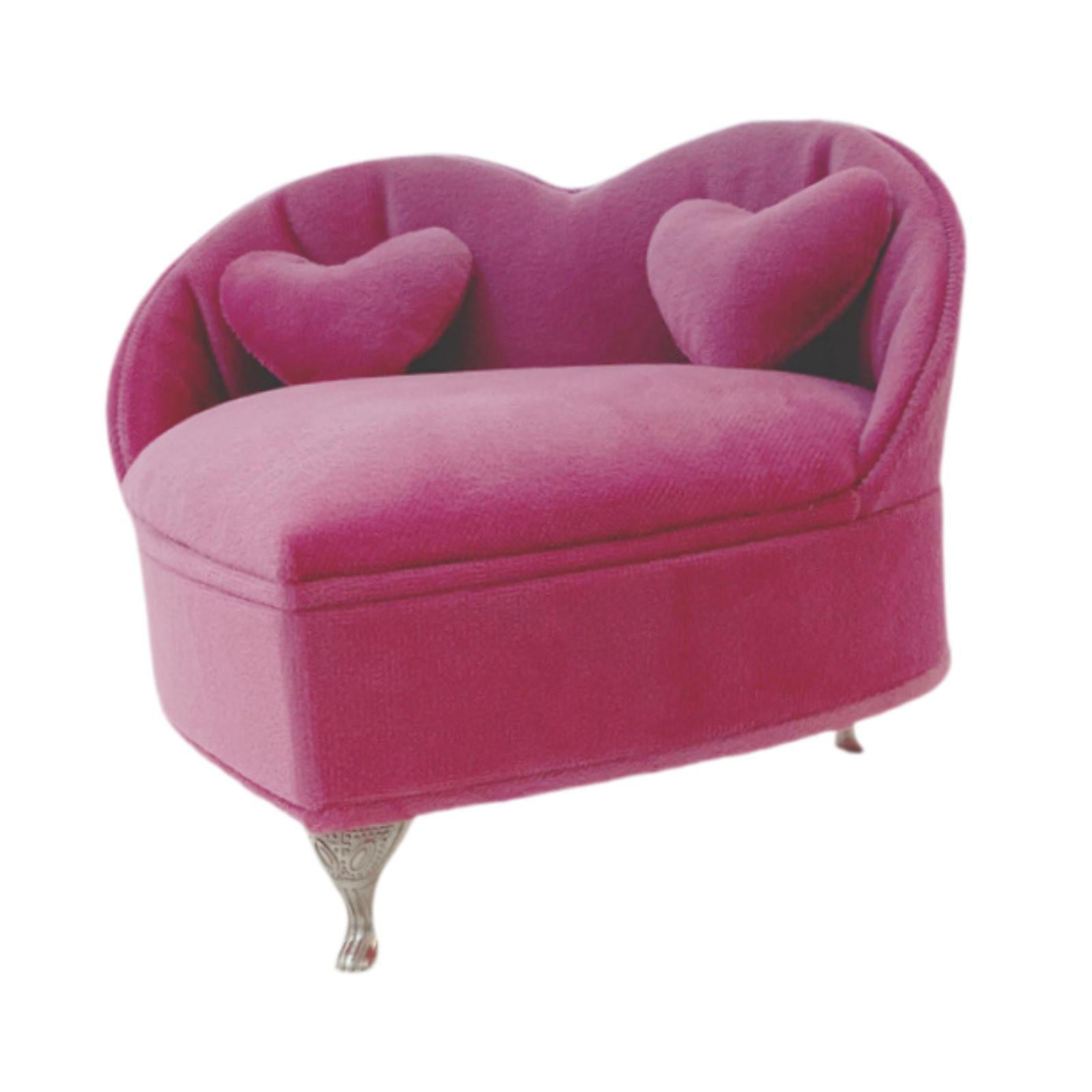segolike 1/12 Scale Miniature Single Sofa in Designed Heart