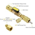 thumbnail image 2 of R134a Ac Valve Core Remover & Installer Kit, Air Conditioning Tool, HVAC System Repair, Refrigerant Service, Automotive A/C Maintenance, Removal Installation Replacement Set, 2 of 7