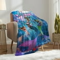 thumbnail image 5 of Mermaid Magic Throw Blanket Gifts for Fans Lover Girls Boys Women Present Hoodie Him Bed 50"x60", 5 of 6