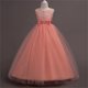 thumbnail image 5 of Vestido de Encaje Blanco de Manga Larga Cuadrado Cuello Girado Abajo Arco Falso Dos Piezas Vestido de Baile de Estudiantes Británicos para Niños Grandes 5-16 Años de Edad, 5 of 7