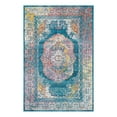 thumbnail image 3 of Unique Loom Charm Collection Area Rug - Clover (5' 1" x 8' Rectangle Turquoise/Blue), 3 of 7