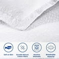 thumbnail image 2 of Superior Fleur De Lis Cotton Decorative Bedspread and Sham Set, Full, White, 2 of 8