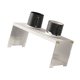 thumbnail image 2 of Coffee Mug Storage Shelf Stable Support Large Capacity Countertop Organizer for Living Room Bedroom White 1 Tier, 2 of 5