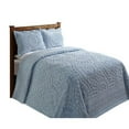 thumbnail image 5 of Better Trends BSRITWBL Couvre-Lit Jumeau Rio, Bleu - 81 Po, 5 of 5