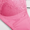 thumbnail image 4 of Women's Lace Bras Breathable Push Up Adjustment Bra Full Coverage Bra Back Buckle Bra without Steel Rim, 4 of 6
