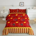 thumbnail image 2 of Erosebridal American Football City Comforter Sets Twin Size,Arizona Comforters & Duvets,Red Rugby Helmet Bedding Twin Comforter Set For Boys,Lightweight Room Decoration Reversible,2-Piece, 2 of 8