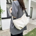 thumbnail image 2 of Beautynvta Trendy Leather Crossbody Bag for Women, Shoulder Handbag with Adjustable Strap, Casual Bag Crossbody Purse for Travel, White, 2 of 6