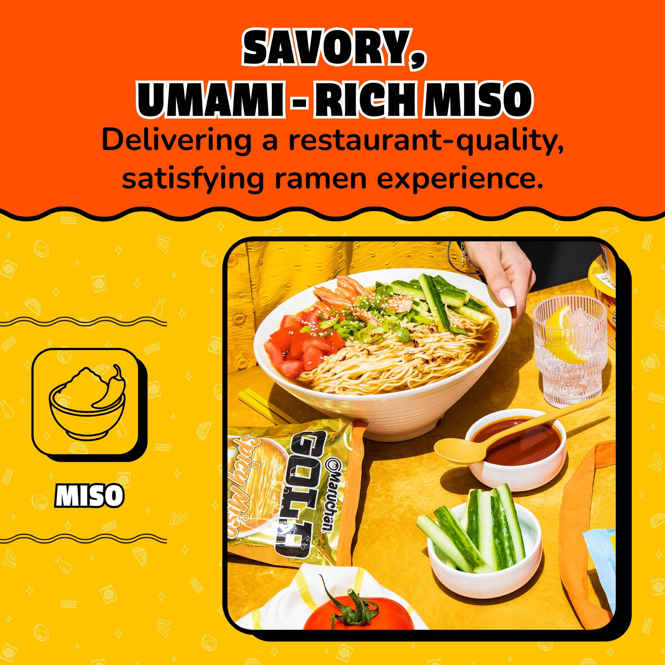 Maruchan GOLD Ramen Noodle Soup, Spicy Miso Flavor Instant Noodles, 4.21 oz
