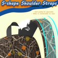 thumbnail image 5 of Camo and Maple Brown Pattern 17" School Backpacks for Teens,Waterproof Oxford Fabric,S-Shape Padded Straps for School,Travel,Hiking,Camping, 5 of 6