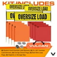 thumbnail image 5 of VULCAN Flags, Banners, and Magnets Kit, 2 Stretch Cord Oversize Load Signs, 2 Grommet Oversize Load Signs, 8 Magnets, 4 Red Flags, and 4 Orange Flags, 5 of 8