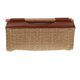 thumbnail image 1 of Porta pañuelos: Funda rectangular tejida marrón - Servilletero rústico de estilo rústico - Organizador de pañuelos de mimbre tejido a mano para sala de estar o baño, 1 of 6