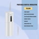 thumbnail image 4 of TureClos Irrigador de dientes eléctrico 280ML IPX7 Impermeable Pulso Flosser de agua Rotación de 360 grados Portátil Herramienta de limpieza de hilo dental Blanco TureClos JD731879423, 4 of 7