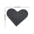 thumbnail image 3 of Corner Page Marker Winjeto, Book Lover Reading Accessory Leather Heart Bookmark Corner Protector For Novel Enthusiasts Bibliophile Gifts, 3 of 4