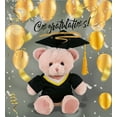 thumbnail image 5 of DolliBu Baby Pink Bear Graduation Plush Toy - Soft Huggable Graduation Stuffed Animal Dress Up Gown and Cap with Tassel Outfit - Cute Congratulatory Graduation Gift - 8 Inches, 5 of 6