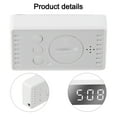 thumbnail image 3 of Car Clock LED Mirror Electronic Digital Alarm Clock Multi-color Font Portable, 3 of 8