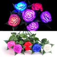 thumbnail image 1 of Modèle de Rose Romantique Clignotant Lampe LED pour Jardin Chambre, 1 of 8