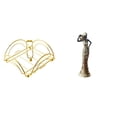 thumbnail image 1 of Dispensador de servilletas con peso para almacenamiento de mesa con adorno de escultura de dama tribal africana, figura vintage para hotel, bar,, 1 of 8