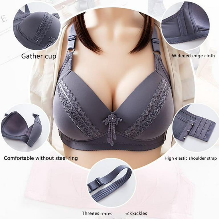 UNBIT Women's Lingerie, Bra Large Front Open Bra Underwear Breast Feeding  Bra (Size : 80B) : Buy Online at Best Price in KSA - Souq is now :  Fashion