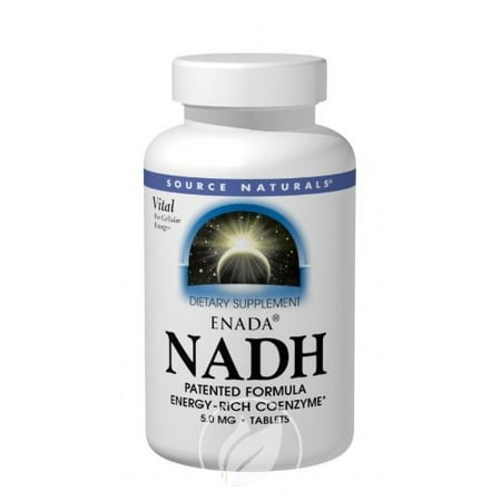 Source Naturals Enada NADH 5mg, 60 Tablets, Pack of
