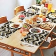 thumbnail image 2 of Black Marble Gold Wave Pattern Summer Placemats Table Placemats Set Of 4-Linen Kitchen Washable Placemats Table Mats 11.8"x17.7" Non-Slip Heat Resistant, 2 of 6