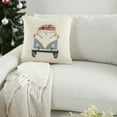 thumbnail image 4 of Nourison Holiday Pillows Multicolor Decorative Throw Pillow , 18"X18", 4 of 5