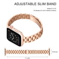 thumbnail image 3 of WFEAGL Thin Band Apple Watch Stainless Steel Metal Replacement Adjustable 38mm 40mm 41mm, 3 of 9