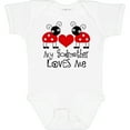 thumbnail image 3 of Inktastic My Godmother Loves Me Boys or Girls Baby Bodysuit, 3 of 5