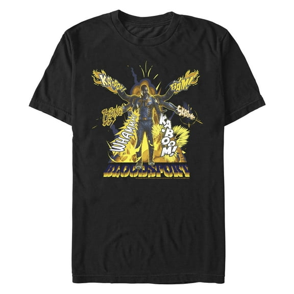 Men's The Suicide Squad Bloodsport  Graphic Tee Black 3X Large