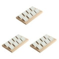 thumbnail image 1 of Maytalsory Rustic Wood Earring Card Holder with Tray for Jewelry Display Showcasing Collection 8 Pair White 3Set, 1 of 6