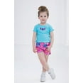 thumbnail image 2 of Disney Lilo & Stitch Angel Ribbed T-Shirt and French Terry Shorts Outfit Set Toddler to Big Kid, 2 of 5
