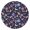 Pioneer Flower Floral-3, variant on Pioneer Flower Floral Print Pattern Round Fitted Tablecloth with Elastic Edge,Dining Table Cover Waterproof,Outdoor Round Tablecloth for Camping,Dining,Indoor and Outdoor