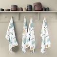 thumbnail image 5 of Coolnut Crabs Kitchen Dish Towel Set of 1, Soft Absorbent Drying Dishcloths Dish Towels with Hanging Loop for Kitchen Bathroom Bar Home Decor, 28 x 18 Inch Washcloth Gift, 5 of 7