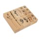 thumbnail image 3 of Sellos de madera, 22 piezas Sello de goma de madera Juego de sellos de goma para plantas Sellos de goma Innovación moderna, 3 of 12