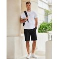 thumbnail image 3 of COOFANDY Men's Drawstring Shorts Stretch Waistband Chino Shorts Athletic Walking Shorts, 3 of 6