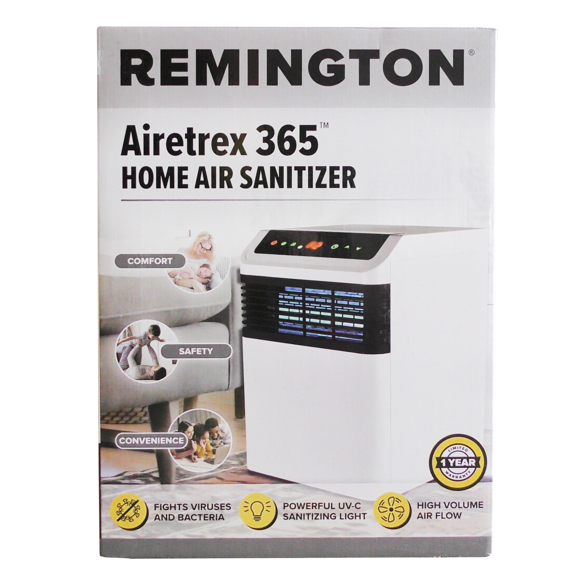 Remington Airetrex 365 Uv C Home Air Sanitizer Walmart Com Walmart Com