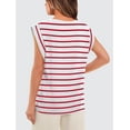 thumbnail image 5 of SikaFu Women's Summer Round Neck Tank Top Sleeveless Hat Sleeve Top Casual Loose Fashion Basic T-Shirt, 5 of 6