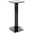 Black, variant on Plymor Clear Acrylic Square Barbell Pedestal Display Riser, 10.5" H x 4" W x 4" D (1/4" thick)