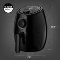 thumbnail image 2 of JJati 2L Air Fryer, Red - Dishwasher Safe, Nonstick, 2 of 7