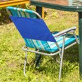 thumbnail image 4 of COMPUKAS Pièces de Rechange pour Chaise de Camp Chaise de Réalisateur Toile Robuste Bleu 1 Ensemble, 4 of 6