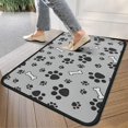 thumbnail image 4 of Paw Prints and Bones Door Rugs,Washable Non Slip Door Mats Indoor,Decorative Door Mats,Entry Mat Indoor for Entrance,Bedroom,Kitchen,Bathroom,30"x17", 4 of 6