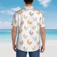 thumbnail image 6 of Goofa Funny Chicken Hawaiian Shirt for Men, Unisex Summer Beach Casual Short Sleeve Button Down Shirts,Aloha Tropical Floral print shirt-Medium, 6 of 9