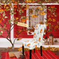 thumbnail image 6 of 4Pcs Fall Chair Covers Autumn Watercolor Pumpkin Dining Chair Slipcover Protector Removable Stretch Elastic Seat Cover for Fall Thanksgiving Party Kitchen Home Hotel Restaurant Ceremony Decor, 6 of 6