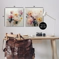 thumbnail image 4 of Stupell Industries Soft Blooms on Beige Botanical & Floral Painting Gallery Wrapped Canvas Art Print Wall Art, 24 x 24, Set of 2, 4 of 8