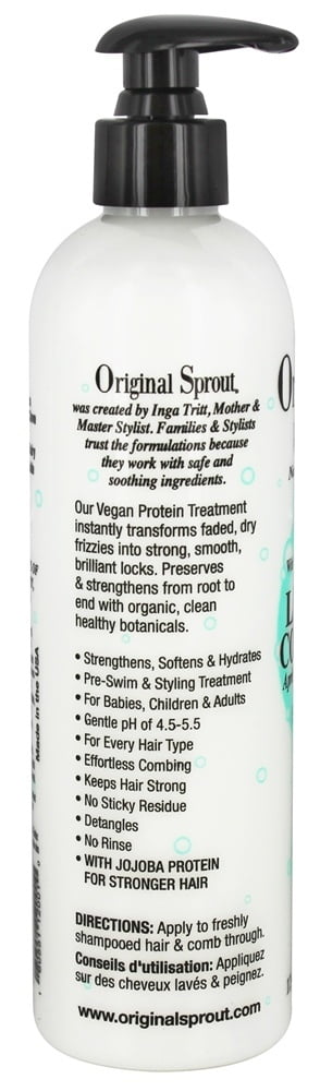 Original Sprout Classic Collection Leave In Conditioner, 100% Vegan, Gluten Free, Hypoallergenic, 12oz Bottle